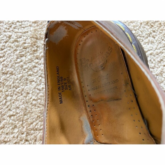 Vintage Dr. Martens 1561 Oxford Shoes Mens US 9 Brown Made in England Lace Up main image 8
